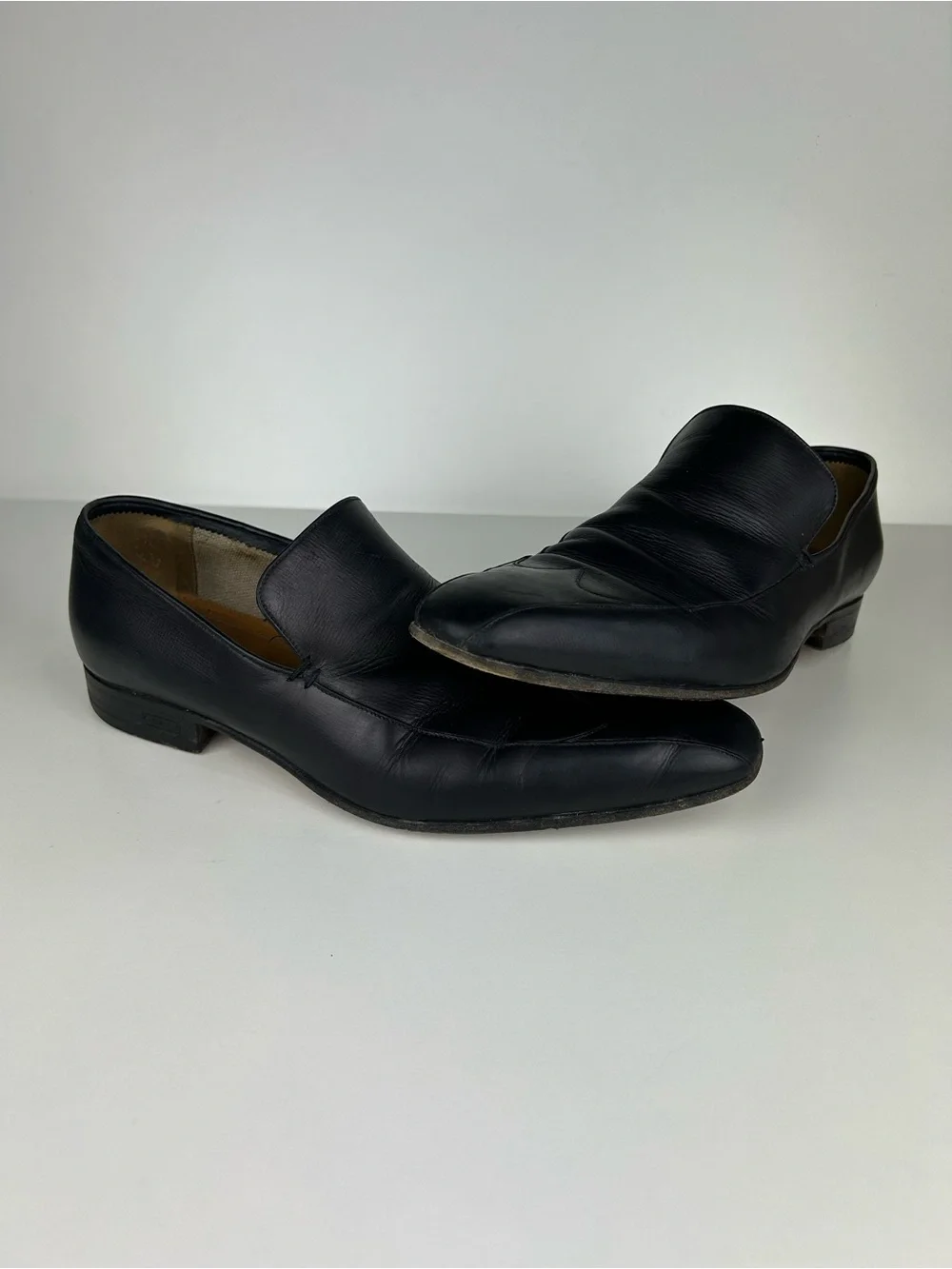 GUCCI MENS LOAFERS BLACK SIZE 10D